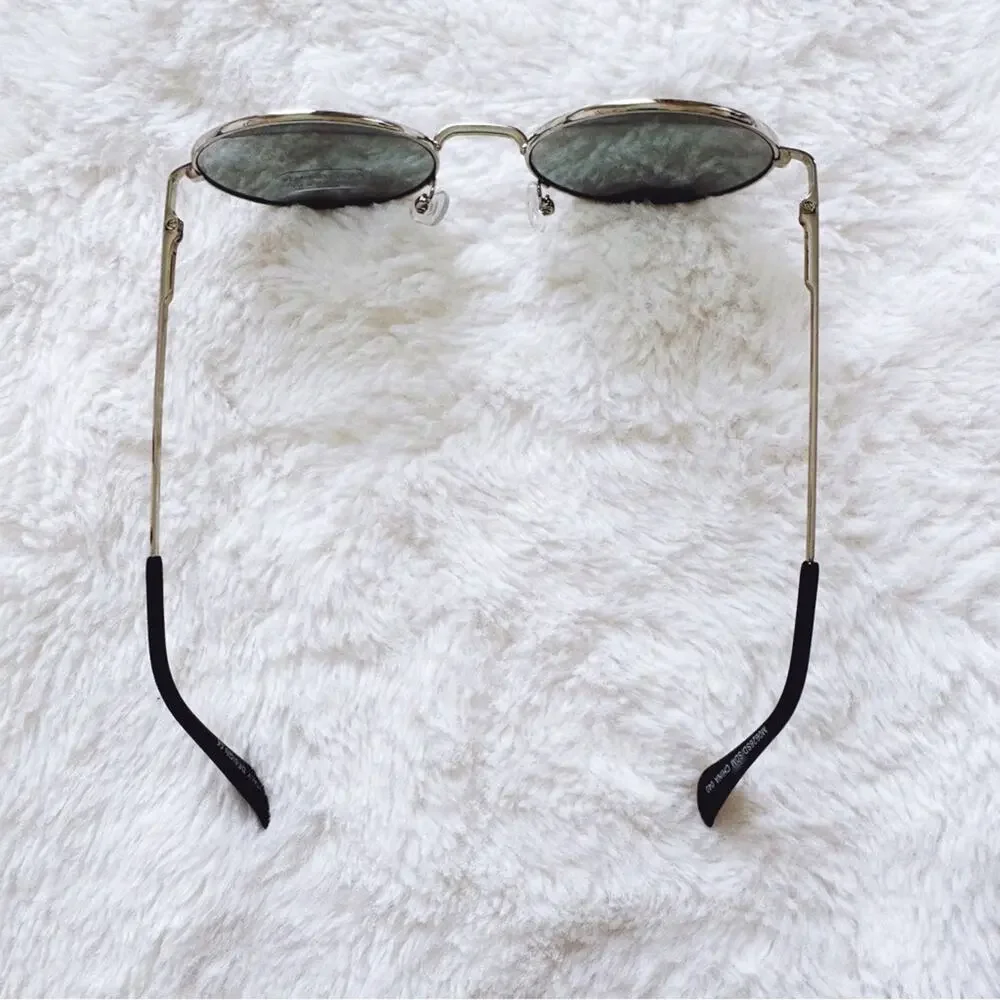 Henry Silver Round Lens Sunglasses